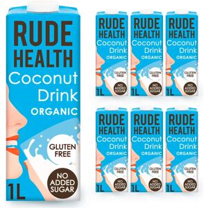 Rude Health Store Rude Health 6x1 Litre Organic Coconut Dairy Alt Milk 100% Natural Organic Drink Rude Health Store Rude Health 6x1 Litre Organic Coconut Dairy Alt Milk 100% Natural Organic Drink