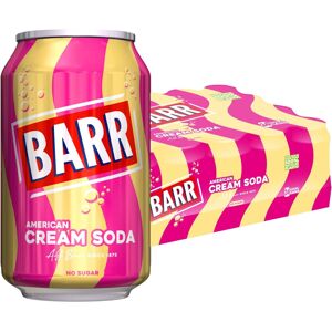 BARR since 1875 24 Pack American Cream Soda Zero No Sugar Sparkling Soft Drink w BARR since 1875 24 Pack American Cream Soda Zero No Sugar Sparkling Soft Drink w