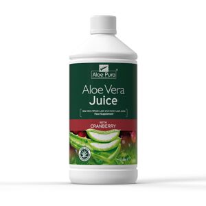 1 bottle of Aloe Pura Bio-Active Aloe Vera Juice Cranberry Flavour 1 Litre 1 bottle of Aloe Pura Bio-Active Aloe Vera Juice Cranberry Flavour 1 Litre