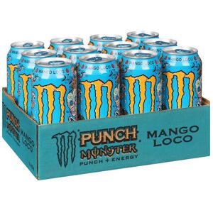 Monster Cable Juiced Mango Loco Energy Juice Caffeine Drink 12x 500ml Can *Best Octobe Monster Cable Juiced Mango Loco Energy Juice Caffeine Drink 12x 500ml Can *Best Octobe