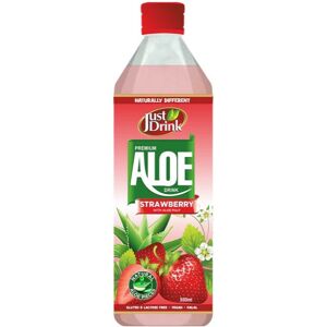 KidzBuzz (Pack Of 12) JUST DRINK STRAWBERRY ALOE VERA - 500ML KidzBuzz (Pack Of 12) JUST DRINK STRAWBERRY ALOE VERA - 500ML