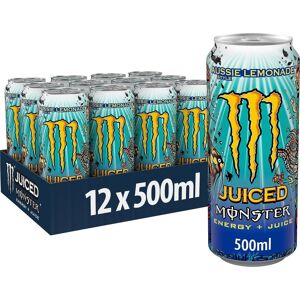 KidzBuzz (Pack Of 12) Monster Energy Juiced Aussie Style Lemonade 500ml KidzBuzz (Pack Of 12) Monster Energy Juiced Aussie Style Lemonade 500ml