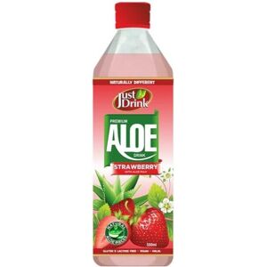 KidzBuzz ( Pack Of 12) JUST DRINK STRAWBERRY ALOE VERA - 500ML KidzBuzz ( Pack Of 12) JUST DRINK STRAWBERRY ALOE VERA - 500ML