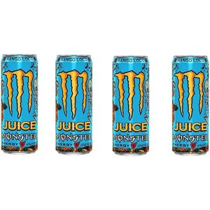 KidzBuzz (Pack Of 12) Monster Energy Juice Mango Loco 4 PACK 500ml KidzBuzz (Pack Of 12) Monster Energy Juice Mango Loco 4 PACK 500ml
