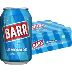 BARR since 1875, 24 Pack Perfect Lemonade, Lemon Flavoured Fizzy Drink - 24 x 33 BARR since 1875, 24 Pack Perfect Lemonade, Lemon Flavoured Fizzy Drink - 24 x 33