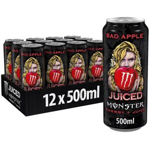 Monster Cable (12 x Bad Apple) Monster Energy Drink 500ml Cans Assorted Flavors Monster Cable (12 x Bad Apple) Monster Energy Drink 500ml Cans Assorted Flavors