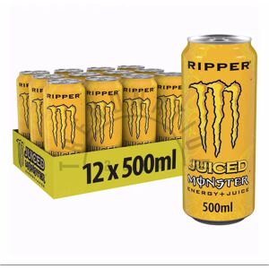 Monster Cable (12 x Ripper) Monster Energy Drink 500ml Cans Assorted Flavors Monster Cable (12 x Ripper) Monster Energy Drink 500ml Cans Assorted Flavors
