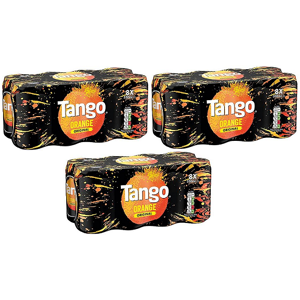 Tango Orange Original Fizzy Drink Cans 24x330ml - Mega Deal, Best Before Jun 202 Tango Orange Original Fizzy Drink Cans 24x330ml - Mega Deal, Best Before Jun 202