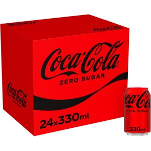 Coca Cola Coca-Cola Zero Sugar 24 x 330 ml Zero Calories Coca Cola Coca-Cola Zero Sugar 24 x 330 ml Zero Calories