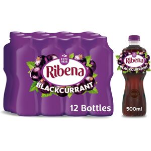 Ribena Blackcurrant Juice Drink 500ml Multipack of 12 Real Fruit Rich In Vitamin Ribena Blackcurrant Juice Drink 500ml Multipack of 12 Real Fruit Rich In Vitamin