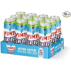 Vimto Original Real Fruit Energy Drink - No Added Sugar, Natural Caffeine + B Vi Vimto Original Real Fruit Energy Drink - No Added Sugar, Natural Caffeine + B Vi