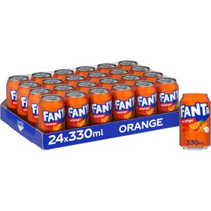Fanta Orange 24 x 330ml Cans - Sparkling Real Fruit Drink, No Artificial Colours Fanta Orange 24 x 330ml Cans - Sparkling Real Fruit Drink, No Artificial Colours