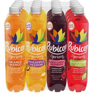 Rubicon Sparkling Spring Water Mixed Pack, 16 x 500ml Rubicon Sparkling Spring Water Mixed Pack, 16 x 500ml