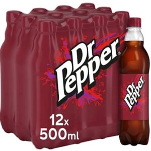 Dr Pepper 12 x 500ml PET, Black Dr Pepper 12 x 500ml PET, Black