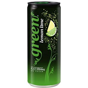 Green Cola Green Lemon Lime Cans 24 Pack, No Aspartame, No Sugar Soft Drink, Low Calorie, S Green Cola Green Lemon Lime Cans 24 Pack, No Aspartame, No Sugar Soft Drink, Low Calorie, S