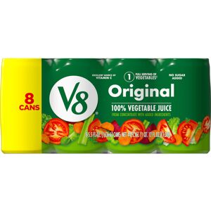 V8 Original 100% Vegetable Juice, 5.5 Ounce Can, 8 Count V8 Original 100% Vegetable Juice, 5.5 Ounce Can, 8 Count