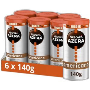 Nescafe NESCAFÉ AZERA Americano Instant Coffee 6 x 140g - Barista-style Robusta & Arabic Nescafe NESCAFÉ AZERA Americano Instant Coffee 6 x 140g - Barista-style Robusta & Arabic