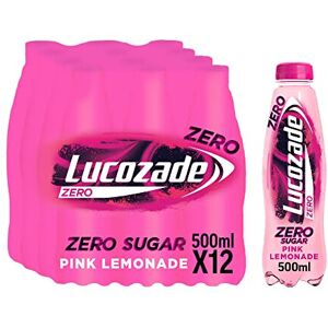 Lucozade Zero Pink Lemonade 12x500ml Lucozade Zero Pink Lemonade 12x500ml