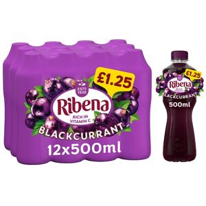 Ribena Blackcurrant Juice Drink 500ml (Case of 12) Ribena Blackcurrant Juice Drink 500ml (Case of 12)