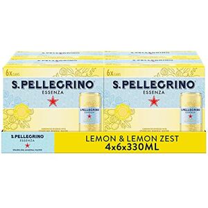 San Pellegrino Essenza Sparkling Water Lightly Flavoured Lemon & Lemon Zest 24x3 San Pellegrino Essenza Sparkling Water Lightly Flavoured Lemon & Lemon Zest 24x3