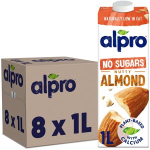 Alpro Almond No Sugars Plant-Based Long Life Drink, Vegan & Dairy Free, 1L (Pack Alpro Almond No Sugars Plant-Based Long Life Drink, Vegan & Dairy Free, 1L (Pack