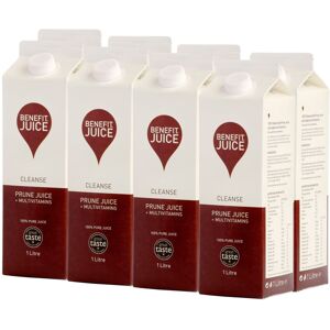 Benefit Drinks Pure Prune Juice - 8 x 1 Litre Cartons - Prune Juice for Constipa Benefit Drinks Pure Prune Juice - 8 x 1 Litre Cartons - Prune Juice for Constipa