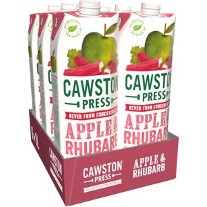 Cawston Press Apple & Rhubarb Pressed Juice 1L (Pack of 6) Cawston Press Apple & Rhubarb Pressed Juice 1L (Pack of 6)