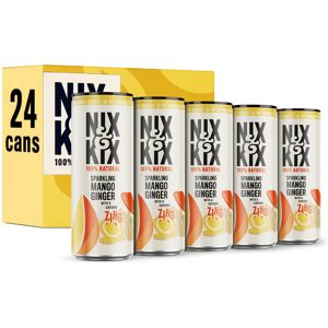 NIX AND KIX Nix & Kix Mango & Ginger 100% Natural Premium Sparkling Soft Drink with Cayenne NIX AND KIX Nix & Kix Mango & Ginger 100% Natural Premium Sparkling Soft Drink with Cayenne