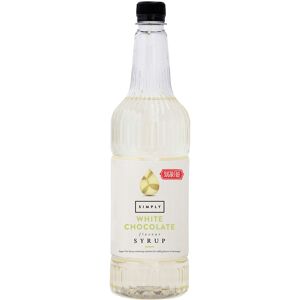 Simply Sugar Free White Chocolate Syrup, Low Calorie, Vegan & Nut Free Flavoured Simply Sugar Free White Chocolate Syrup, Low Calorie, Vegan & Nut Free Flavoured