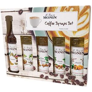 Monin 5x5cl Syrup Gift Set for Coffee & Cocktails - Vanilla, Caramel, Gingerbrea Monin 5x5cl Syrup Gift Set for Coffee & Cocktails - Vanilla, Caramel, Gingerbrea