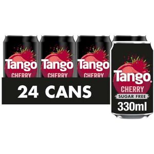 Tango Sugar Free Cherry Cans 24 x 330ml Tango Sugar Free Cherry Cans 24 x 330ml