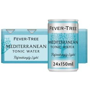 Fever-Tree Refreshingly Light Mediterranean Tonic Water 8 x 150ml (Pack of 3, To Fever-Tree Refreshingly Light Mediterranean Tonic Water 8 x 150ml (Pack of 3, To