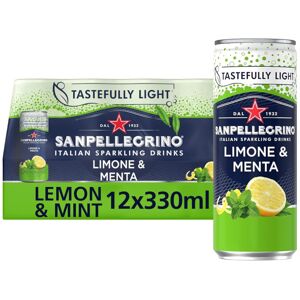 San Pellegrino Italian Sparkling Drinks Tastefully Light Sparkling Lemon & Mint San Pellegrino Italian Sparkling Drinks Tastefully Light Sparkling Lemon & Mint