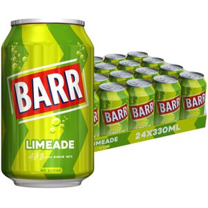 BARR since 1875, 24 Pack Zingy Limeade, Zero No Sugar Lime Flavoured Fizzy Drink BARR since 1875, 24 Pack Zingy Limeade, Zero No Sugar Lime Flavoured Fizzy Drink