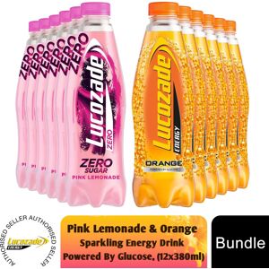 Lucozade Original & Orange Sparkling Energy Drink, 3x380ml Lucozade Original & Orange Sparkling Energy Drink, 3x380ml