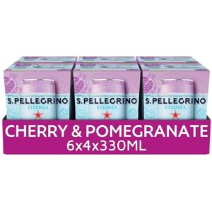 San Pellegrino Essenza Sparkling Water Cherry & Pomegranate Lightly Flavoured 24 San Pellegrino Essenza Sparkling Water Cherry & Pomegranate Lightly Flavoured 24