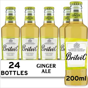 Britvic Ginger Ale - Expertly Blended Drink - Pack of 24 x 200ml Britvic Ginger Ale - Expertly Blended Drink - Pack of 24 x 200ml