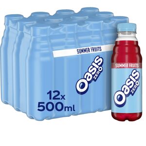 Oasis Summer Fruits Zero 12 x 500ml Oasis Summer Fruits Zero 12 x 500ml