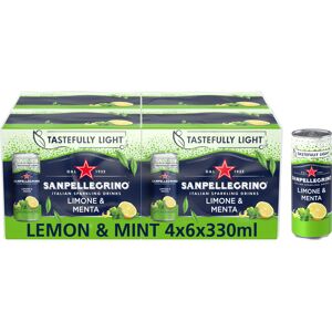 San Pellegrino Italian Sparkling Drinks Tastefully Light Sparkling Lemon & Mint San Pellegrino Italian Sparkling Drinks Tastefully Light Sparkling Lemon & Mint