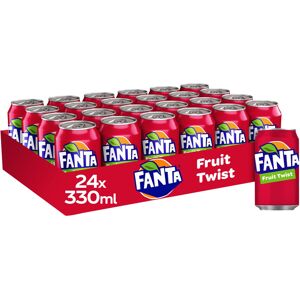 Fanta Fruit Twist 24 x 330ml Cans, 5017726155605 Fanta Fruit Twist 24 x 330ml Cans, 5017726155605