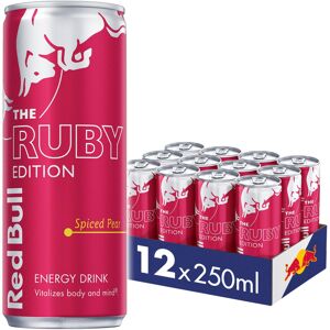 Red Bull Energy Drink Ruby Edition Spiced Pear 250ml x12 Red Bull Energy Drink Ruby Edition Spiced Pear 250ml x12