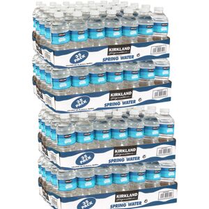 Kirkland Signature 140 x 500ml Natural Spring Mineral Water Bottles - Bulk Pack for Home & Commerci Kirkland Signature 140 x 500ml Natural Spring Mineral Water Bottles - Bulk Pack for Home & Commerci