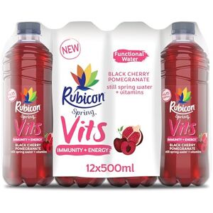 Rubicon Spring Vits Black Cherry Pomegranate Still Vitamin Water - 15 Calories p Rubicon Spring Vits Black Cherry Pomegranate Still Vitamin Water - 15 Calories p
