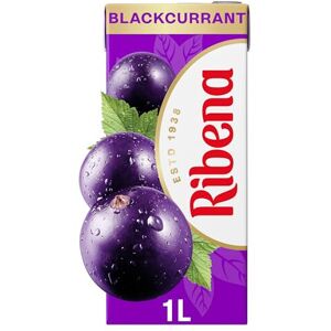 Ribena Blackcurrant Juice Drink 1L Carton – Real British Blackcurrants Rich in Ribena Blackcurrant Juice Drink 1L Carton – Real British Blackcurrants Rich in