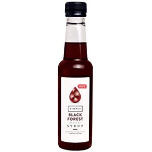 Simply Sugar Free Black Forest Syrup, Low Calorie, Vegan & Nut Free Flavoured Sy Simply Sugar Free Black Forest Syrup, Low Calorie, Vegan & Nut Free Flavoured Sy