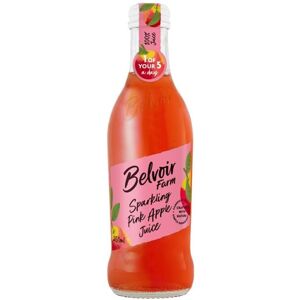 Belvoir Sparkling Pink Apple Juice 275ml Belvoir Sparkling Pink Apple Juice 275ml