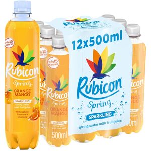 Rubicon Spring 12 Pack Orange Mango, Sparkling Spring Water with Real Fruit Juic Rubicon Spring 12 Pack Orange Mango, Sparkling Spring Water with Real Fruit Juic