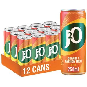 J2O Fruit Juice, Orange and Passion Fruit, 250ml Cans (Pack of 12) J2O Fruit Juice, Orange and Passion Fruit, 250ml Cans (Pack of 12)