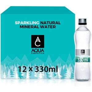 AQUA Carpatica Sparkling Mineral Water, 330ml x 12, Nitrate-Free AQUA Carpatica Sparkling Mineral Water, 330ml x 12, Nitrate-Free