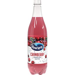 Ocean Spray Pink Cranberry Sparkling Water - 1L - Cranberry Flavoured Beverage - Ocean Spray Pink Cranberry Sparkling Water - 1L - Cranberry Flavoured Beverage -